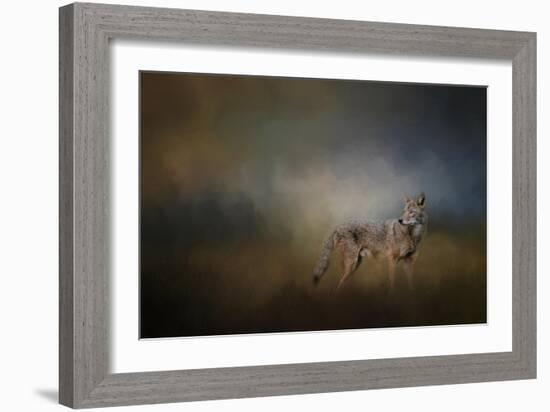 Coyote at Shiloh-Jai Johnson-Framed Giclee Print