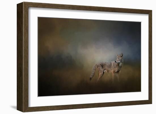 Coyote at Shiloh-Jai Johnson-Framed Giclee Print