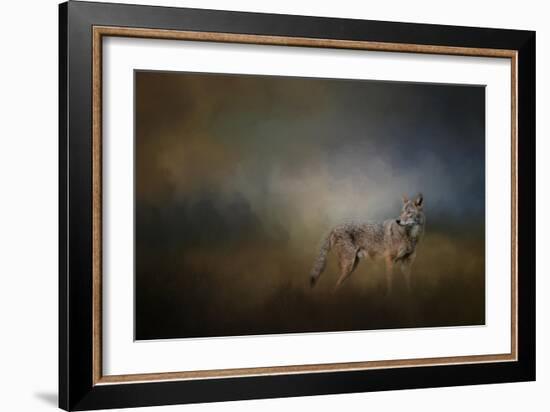 Coyote at Shiloh-Jai Johnson-Framed Giclee Print