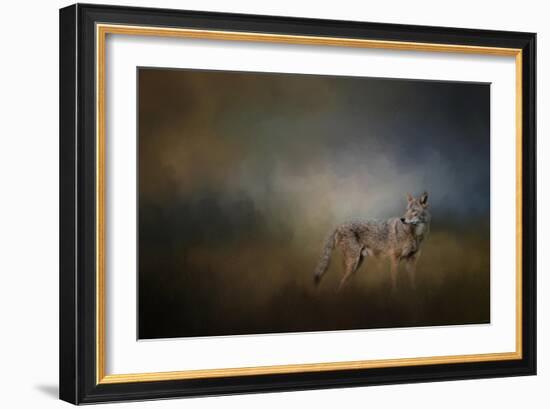 Coyote at Shiloh-Jai Johnson-Framed Giclee Print