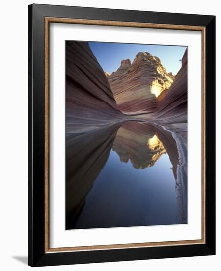 Coyote Butte Landscape, Vermilion Cliffs, Utah, USA-Gavriel Jecan-Framed Photographic Print