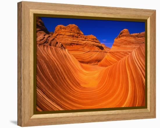 Coyote Butte's Sandstone Stripes-Joseph Sohm-Framed Premier Image Canvas