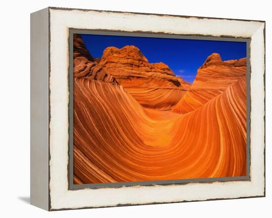 Coyote Butte's Sandstone Stripes-Joseph Sohm-Framed Premier Image Canvas