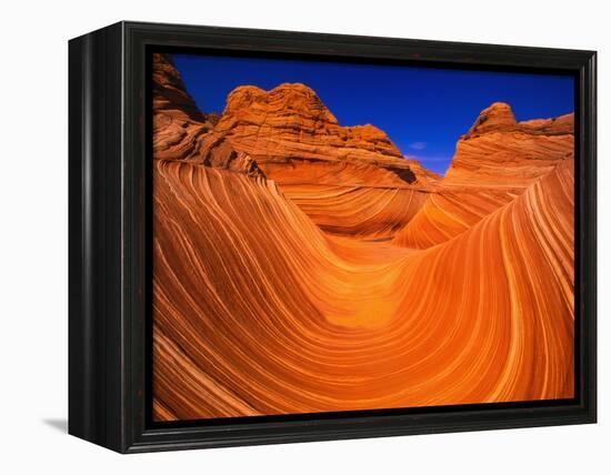 Coyote Butte's Sandstone Stripes-Joseph Sohm-Framed Premier Image Canvas