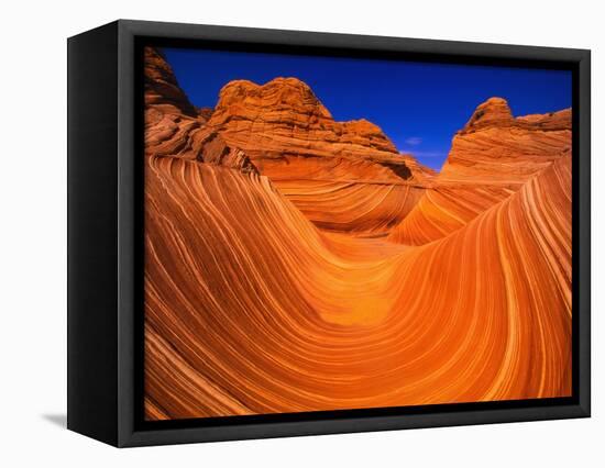 Coyote Butte's Sandstone Stripes-Joseph Sohm-Framed Premier Image Canvas