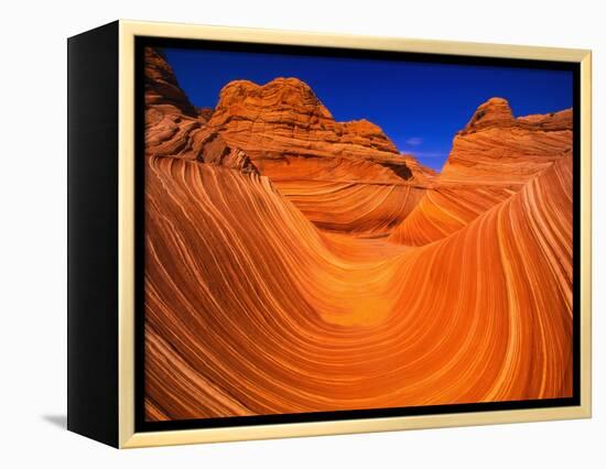 Coyote Butte's Sandstone Stripes-Joseph Sohm-Framed Premier Image Canvas