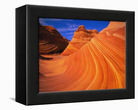 Coyote Butte's Sandstone Stripes-Joseph Sohm-Framed Premier Image Canvas