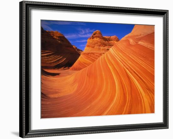 Coyote Butte's Sandstone Stripes-Joseph Sohm-Framed Photographic Print