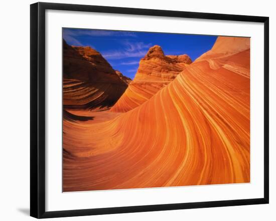 Coyote Butte's Sandstone Stripes-Joseph Sohm-Framed Photographic Print