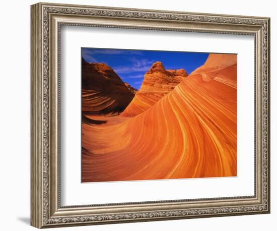 Coyote Butte's Sandstone Stripes-Joseph Sohm-Framed Photographic Print