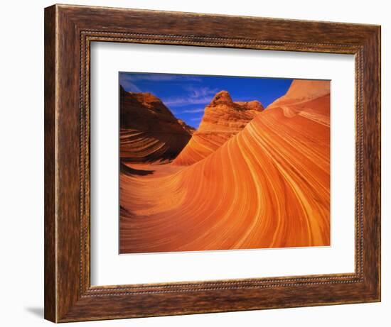 Coyote Butte's Sandstone Stripes-Joseph Sohm-Framed Photographic Print