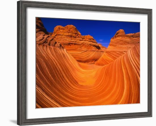 Coyote Butte's Sandstone Stripes-Joseph Sohm-Framed Photographic Print