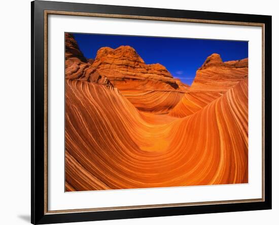 Coyote Butte's Sandstone Stripes-Joseph Sohm-Framed Photographic Print