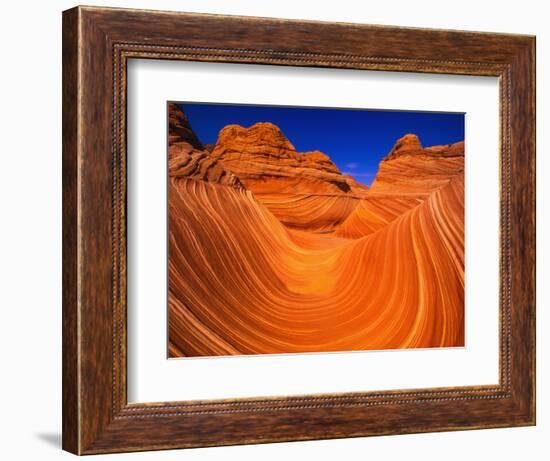 Coyote Butte's Sandstone Stripes-Joseph Sohm-Framed Photographic Print