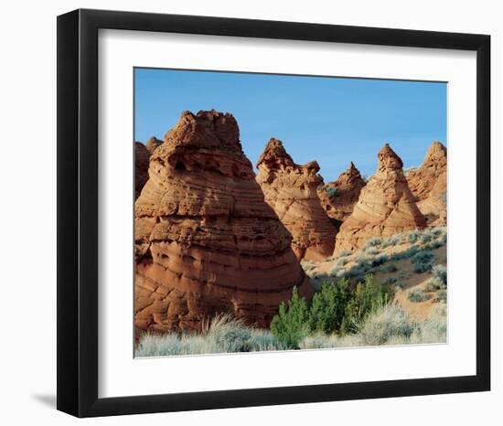 Coyote Buttes Paria Wilderness-null-Framed Art Print