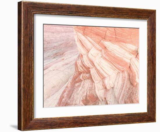 Coyote Buttes VII Blush Orange Crop-Alan Majchrowicz-Framed Art Print