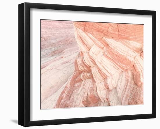 Coyote Buttes VII Blush Orange Crop-Alan Majchrowicz-Framed Art Print