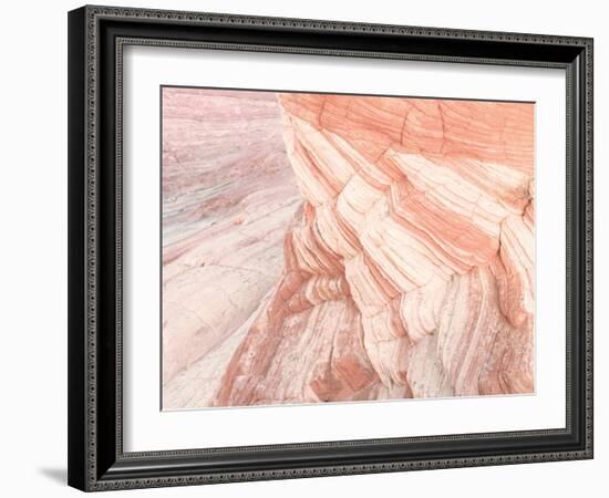 Coyote Buttes VII Blush Orange Crop-Alan Majchrowicz-Framed Art Print