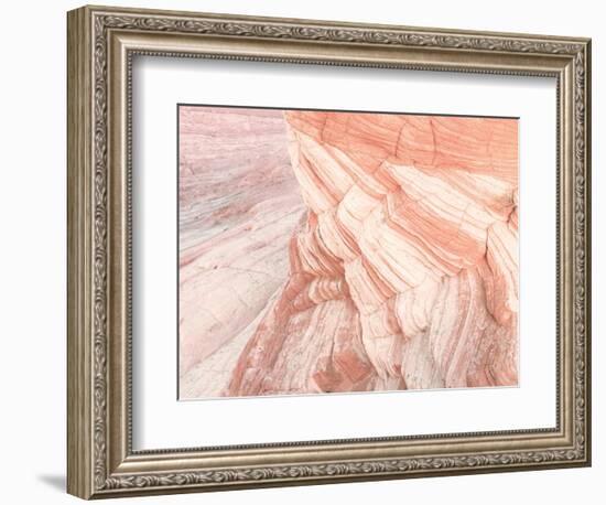 Coyote Buttes VII Blush Orange Crop-Alan Majchrowicz-Framed Premium Giclee Print