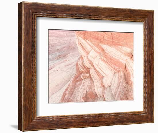 Coyote Buttes VII Blush Orange Crop-Alan Majchrowicz-Framed Premium Giclee Print