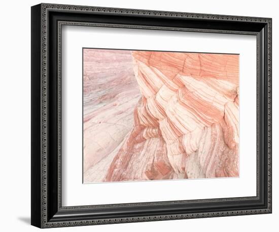 Coyote Buttes VII Blush Orange Crop-Alan Majchrowicz-Framed Premium Giclee Print