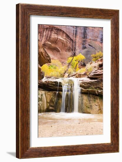 Coyote Gulch Utah Part Of The Glen Canyon National Recreation Area-Liam Doran-Framed Photographic Print