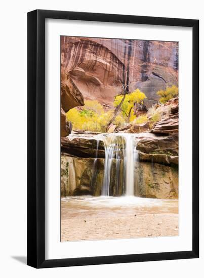 Coyote Gulch Utah Part Of The Glen Canyon National Recreation Area-Liam Doran-Framed Photographic Print