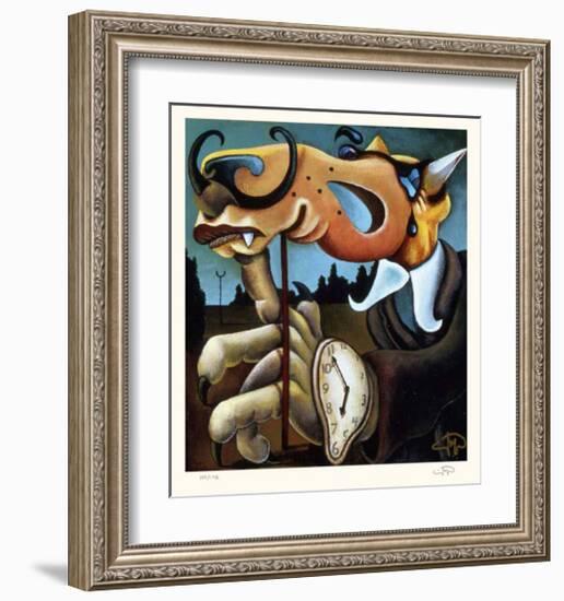 Coyote Portrait of Dali-Markus Pierson-Framed Limited Edition