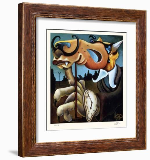 Coyote Portrait of Dali-Markus Pierson-Framed Limited Edition