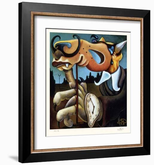 Coyote Portrait of Dali-Markus Pierson-Framed Limited Edition