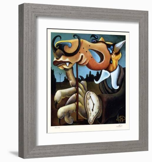 Coyote Portrait of Dali-Markus Pierson-Framed Limited Edition