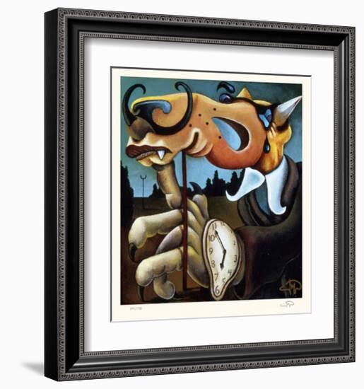 Coyote Portrait of Dali-Markus Pierson-Framed Limited Edition