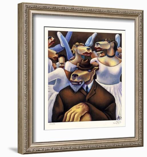 Coyote Portrait of Degas-Markus Pierson-Framed Limited Edition