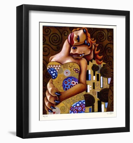 Coyote Portrait of Klimt-Markus Pierson-Framed Limited Edition