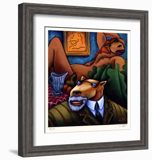 Coyote Portrait of Matisse-Markus Pierson-Framed Limited Edition