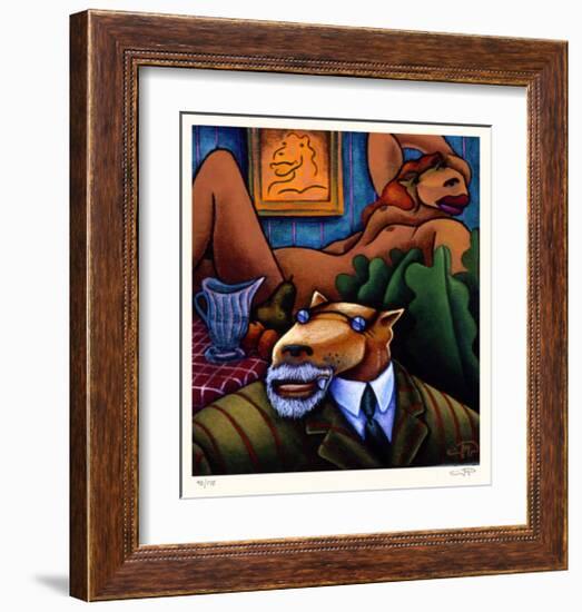 Coyote Portrait of Matisse-Markus Pierson-Framed Limited Edition