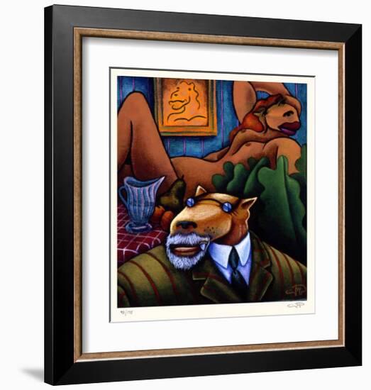 Coyote Portrait of Matisse-Markus Pierson-Framed Limited Edition