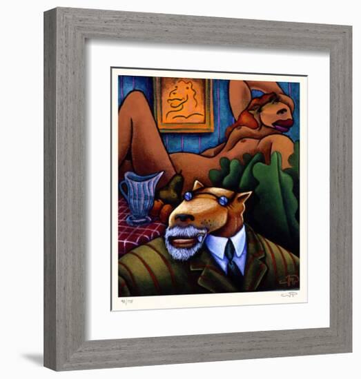 Coyote Portrait of Matisse-Markus Pierson-Framed Limited Edition