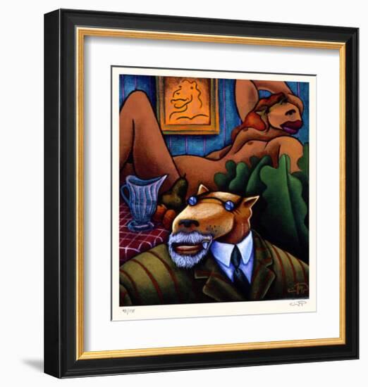 Coyote Portrait of Matisse-Markus Pierson-Framed Limited Edition