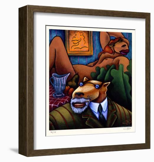 Coyote Portrait of Matisse-Markus Pierson-Framed Limited Edition