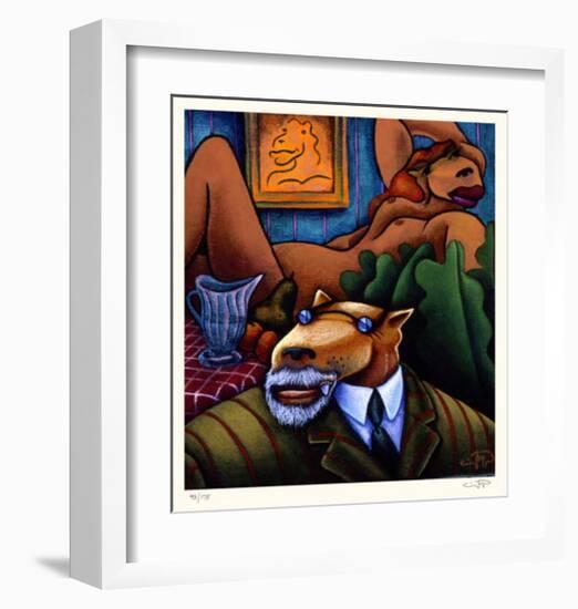 Coyote Portrait of Matisse-Markus Pierson-Framed Limited Edition