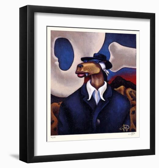 Coyote Portrait of O'Keefe-Markus Pierson-Framed Limited Edition