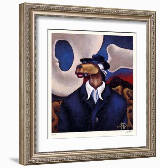 Coyote Portrait of O'Keefe-Markus Pierson-Framed Limited Edition