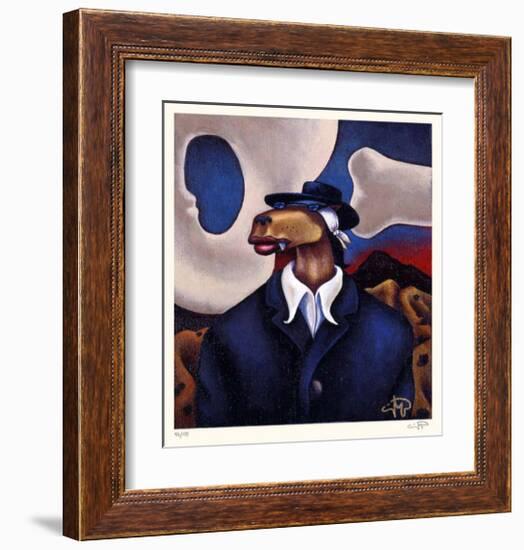 Coyote Portrait of O'Keefe-Markus Pierson-Framed Limited Edition