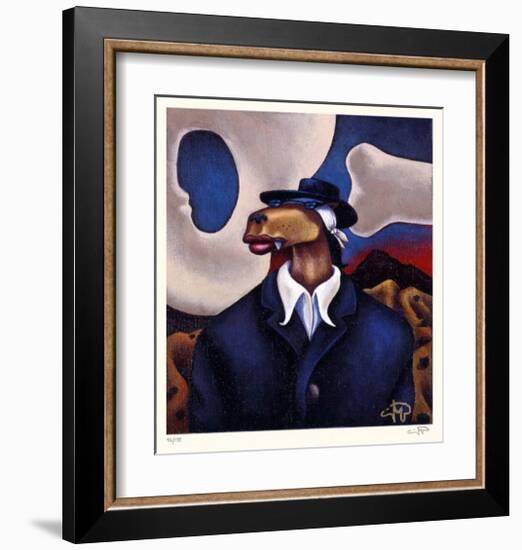 Coyote Portrait of O'Keefe-Markus Pierson-Framed Limited Edition