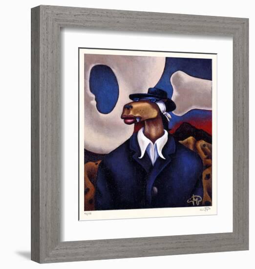 Coyote Portrait of O'Keefe-Markus Pierson-Framed Limited Edition