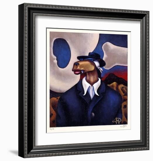 Coyote Portrait of O'Keefe-Markus Pierson-Framed Limited Edition