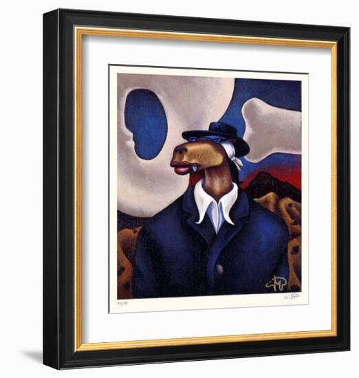 Coyote Portrait of O'Keefe-Markus Pierson-Framed Limited Edition