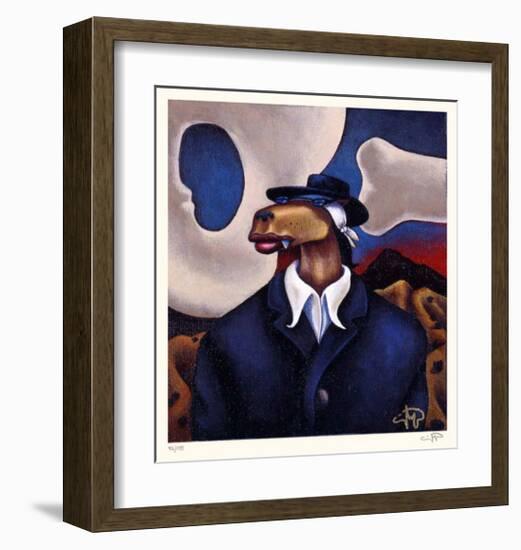 Coyote Portrait of O'Keefe-Markus Pierson-Framed Limited Edition