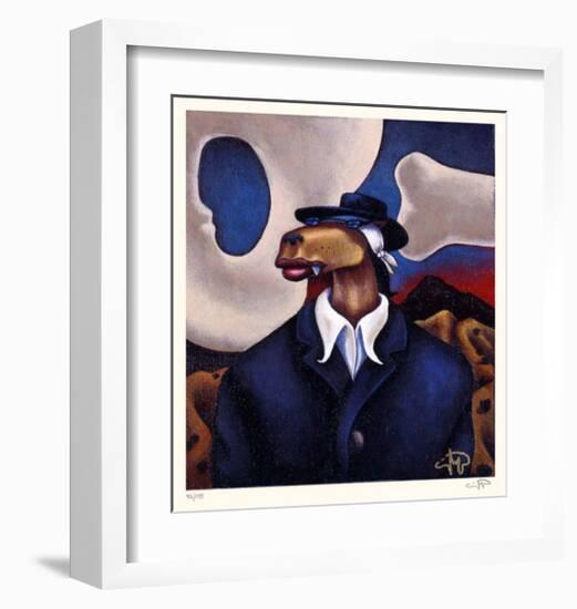 Coyote Portrait of O'Keefe-Markus Pierson-Framed Limited Edition